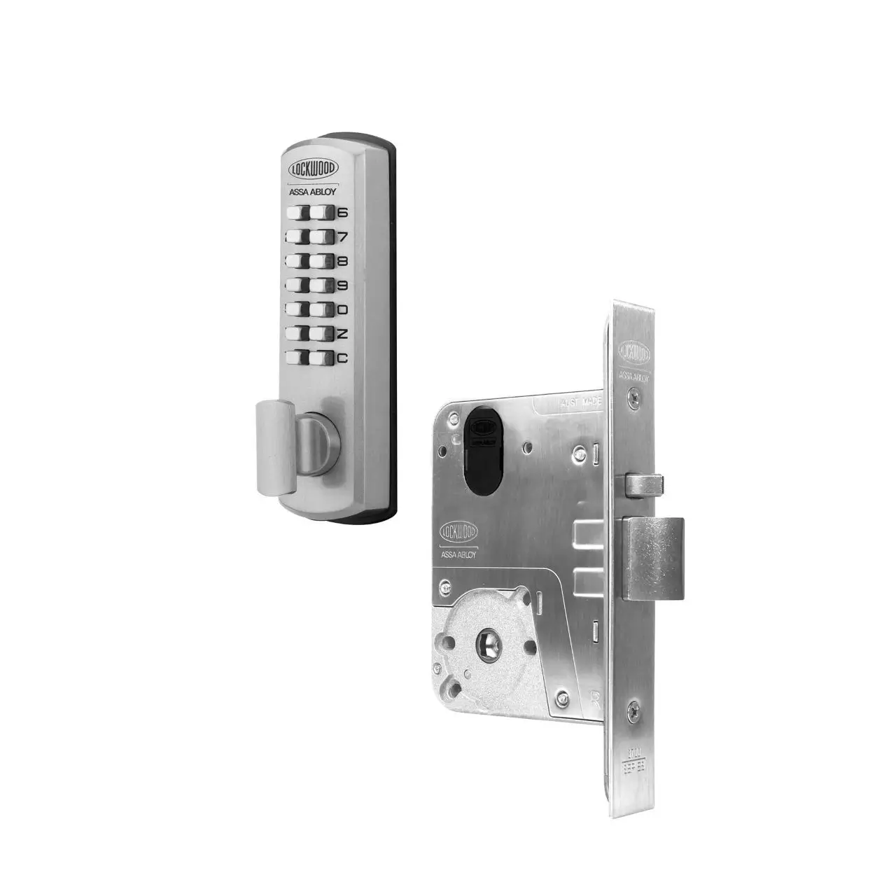 Lockwood 3772 DX Digital Kit Only – Satin Chrome