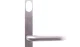 Lockwood 4801-70 External Narrow Plate with Cylinder Hole and Lever – Satin Chrome