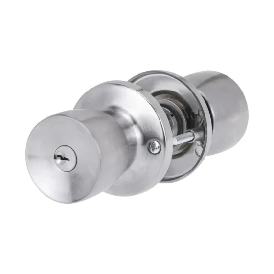 Lockwood 534 Knob Glass Door Lockset – Satin Chrome Lockwood 534 Knob Glass Door Lockset – Satin Chrome