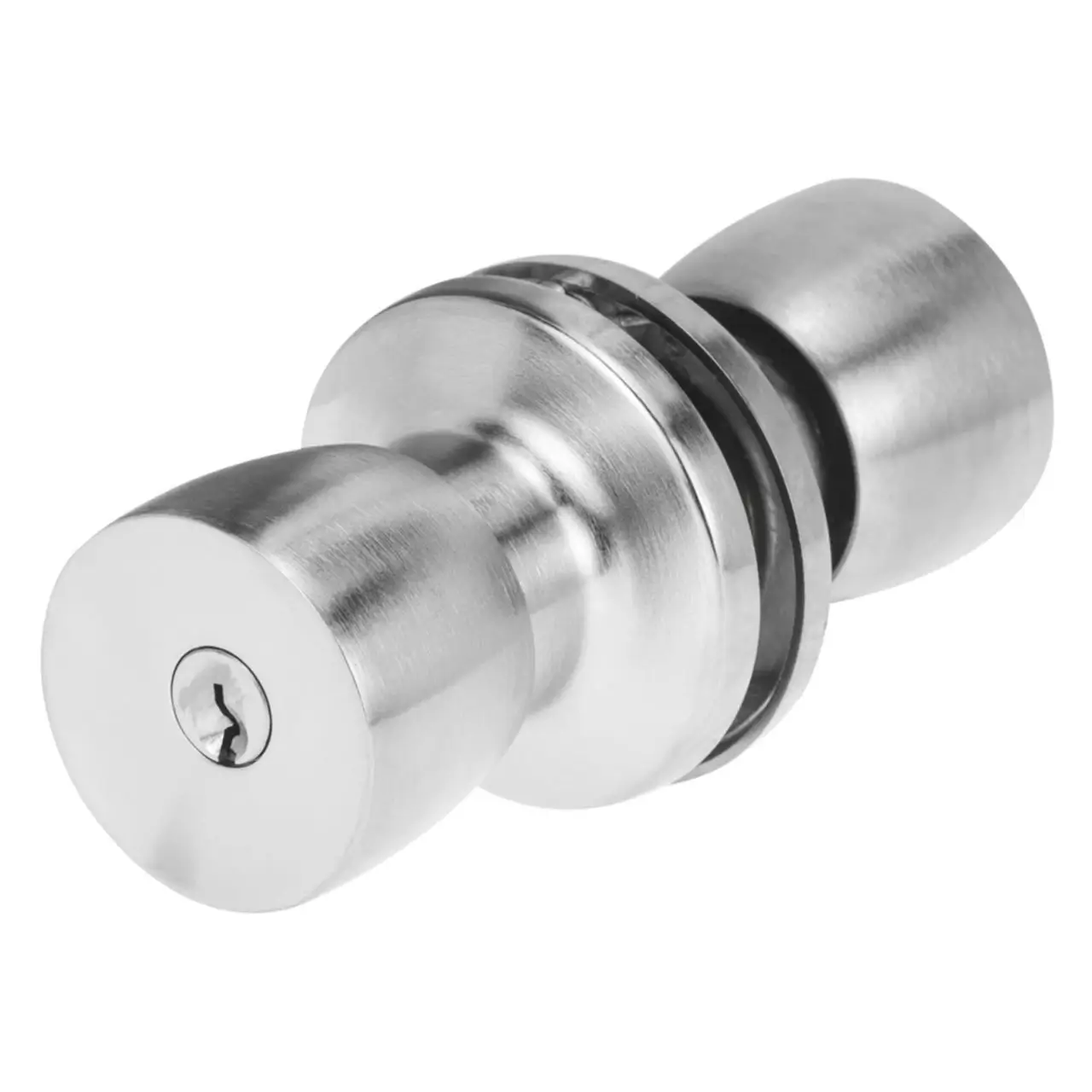 Lockwood 538 Knob Storeroom Lockset – Satin Chrome