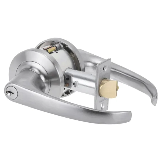 Lockwood 934 Lever Glass Door Lockset – Satin Chrome Lockwood 934 Lever Glass Door Lockset – Satin Chrome
