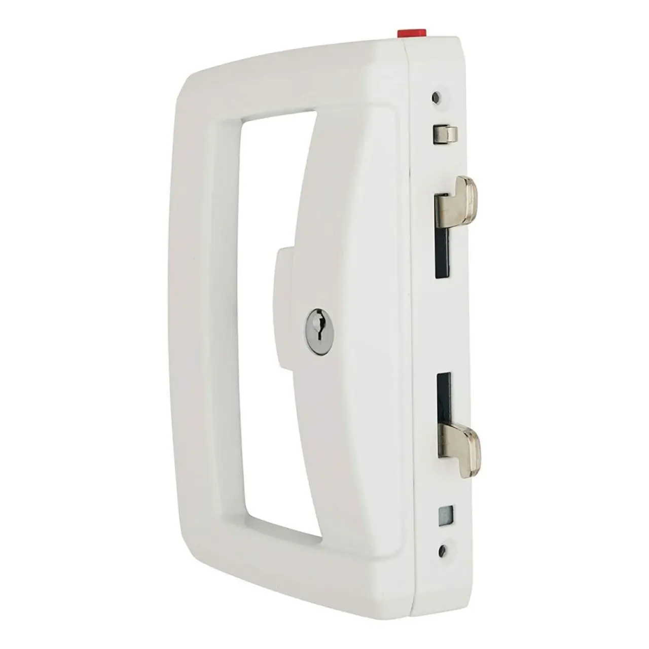 Lockwood 9A1A2-5P Onyx Patio Sliding Door Double Cylinder Lock – White