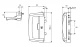 Lockwood 9A1A2-5P Onyx Patio Sliding Door Double Cylinder Lock – White