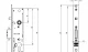 Lockwood Optimum OP30-1SDN Sliding Door Euro Mortise Lock