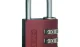 ABUS P/LOCK 145/30 RED BX ALUM BODY 3 WHEEL COMBO