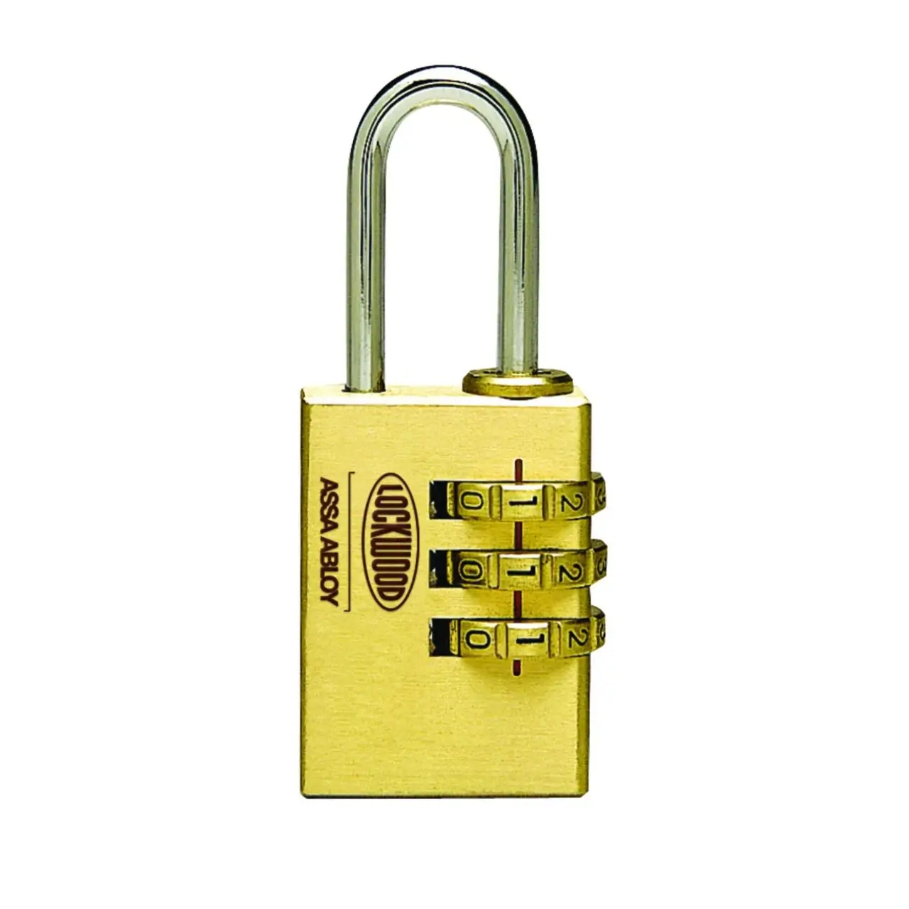 LOCKWOOD 150 SERIES PADLOCK 30MM 3 DIGIT COMBINATION NDP No Finish