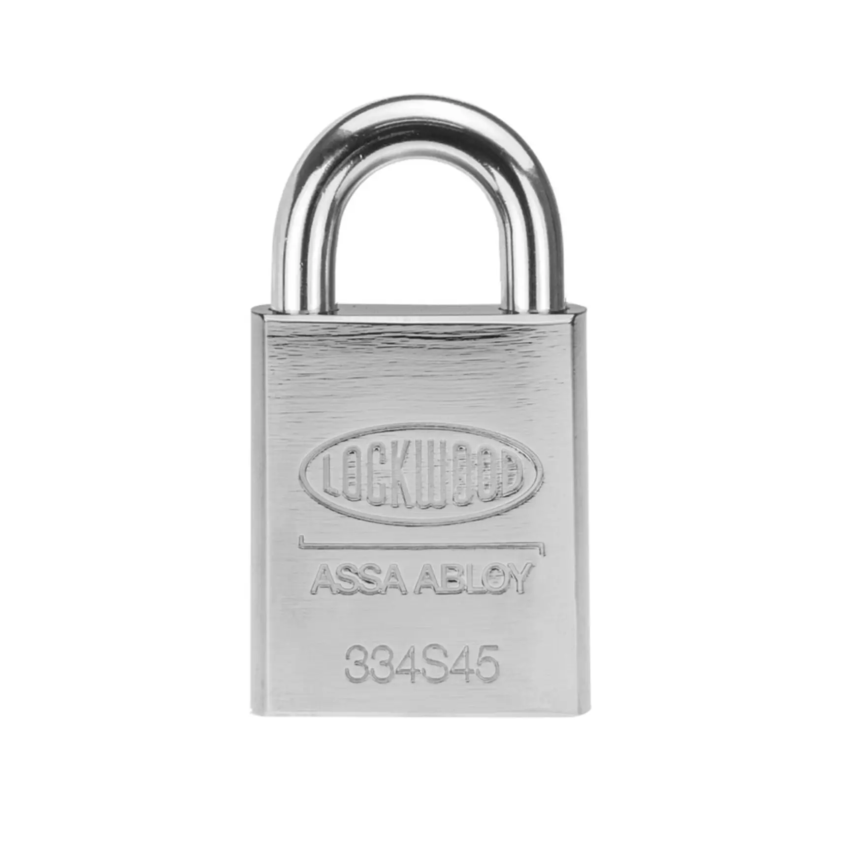 LOCKWOOD 334S 45MM STELL BODY PADLOCK WITH STEEL SHACKLE