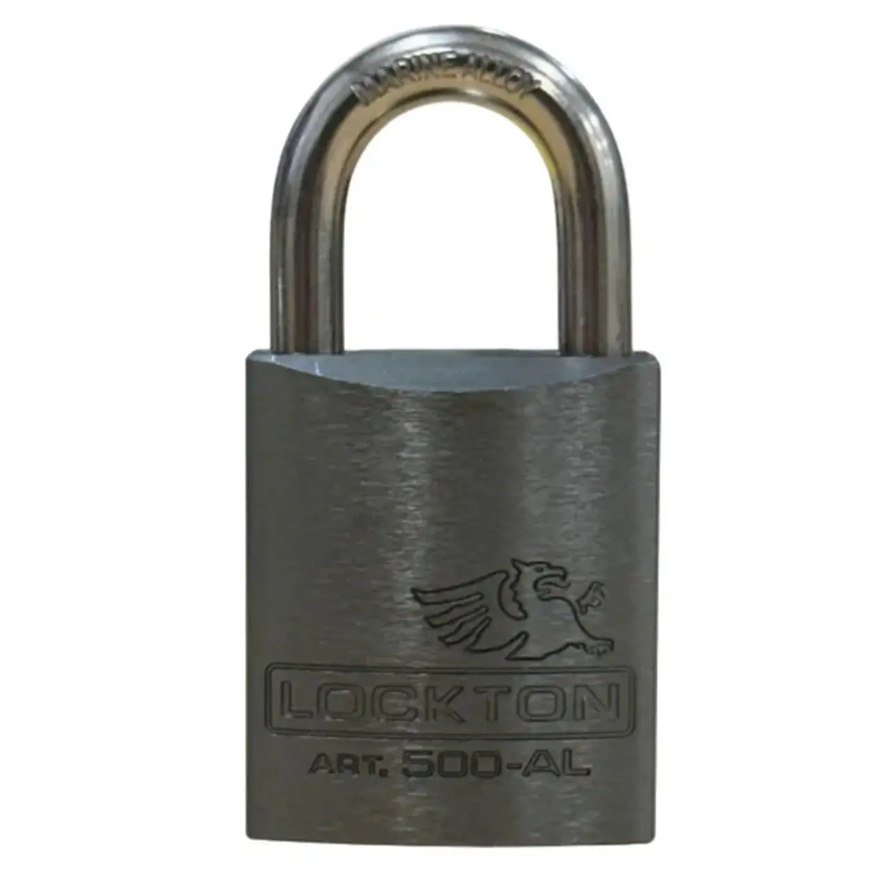 Lockton 500 Series’ 45mm (KD) PADLOCK ‘AL13’ *GUN METAL* – S/STEEL SHKL.
